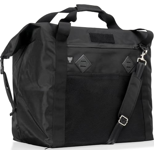 Xtreme Sight Line ~ G CUBƎ 100 Faraday Bag for Medium to Large Generators and Electronics ~ Protects Against EMP/CME/EMF/RF ~ Diamond Form Farday Interior ~ 1680D Ballistic Nylon Exterior ~ Black