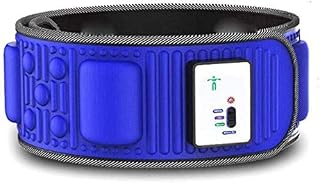 Massage Waist Belt, Electric Vibrating Massager Slimming Belt,Magnet Belt Massage Professional Vibration Body Belt Tummy Massager Fat Burning Belt Belly Fat Burner with 5 Motors et 20 Magnets for W