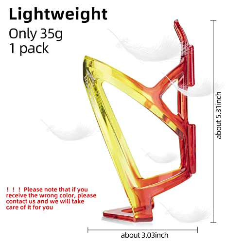 Image of ROCKBROS Bike Water Bottle Holder Ultra-Light Bicycle Bottle Cages with Screws Tool, Universal Bike Cup Holder Rack for Road MTB Bikes