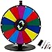 VEVOR Juego de Ruleta con Diámetro de La Rueda 46 cm, Ruleta de La Fortuna con Cantidad de Ranuras 14, Juego de La Ruleta de La Suerte Adultos, Ruleta de La Suerte de Acrílico y PVC para Fiesta etc.
