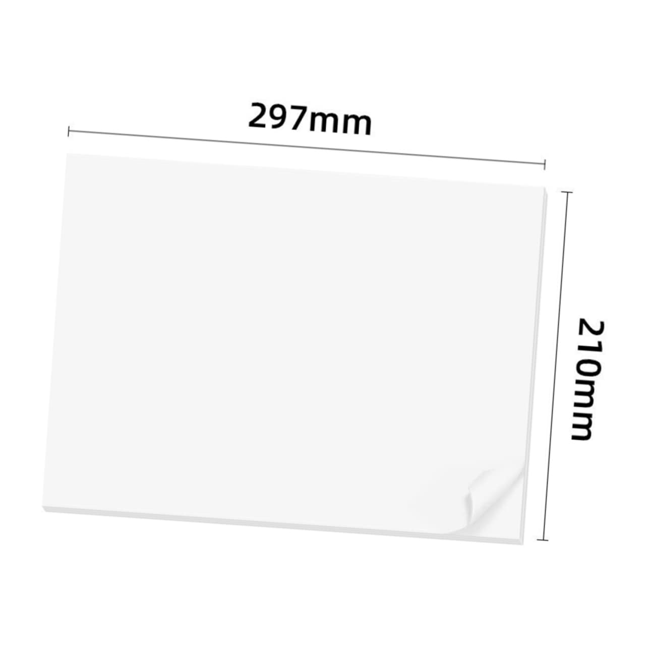 STOBOK Papier à Dessin A4 Blanc 100 Feuilles Compatible Crayons Facile à Transporter pour Peinture à L’aquarelle et Croquis Artistique