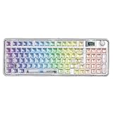 Le modèle F-NB98 offre une disposition compacte à 82 % avec un bouton multifonctionnel pour un contrôle efficace du volume et une navigation sur l'écran.