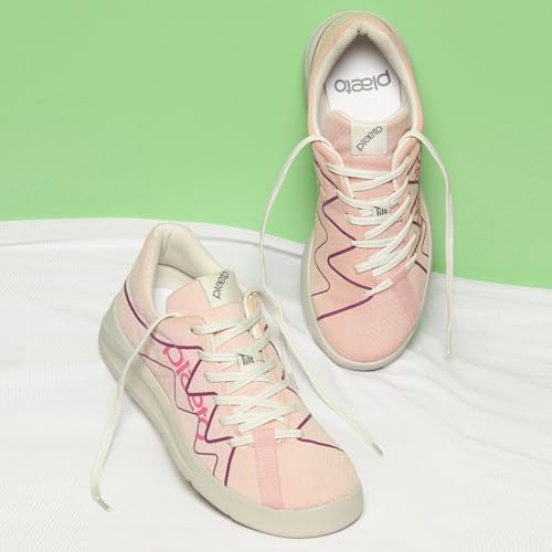Image of Plaeto Women's Gully Multiplay Sports Shoes| Lightweight Shoes with Breathable Air Mesh | Floease Cushioning for Lasting Comfort