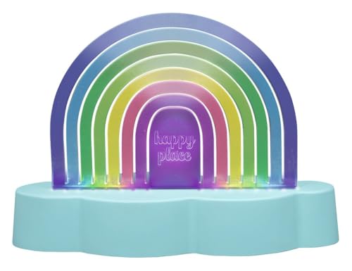 moses. Buntes Regenbogenlicht, bunte LED Lampe für Kinder mit Farbwechsel & Musiksteuerung, USB-C & Batteriebetrieb, Stimmungslicht & Kinderzimmer-Deko, Leuchte mit Geräuschsensor