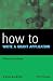 How to Write a Grant Application