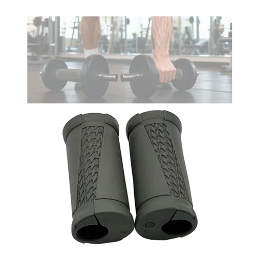 Rotating Angled Barbell Grips with Anti-slip Handles