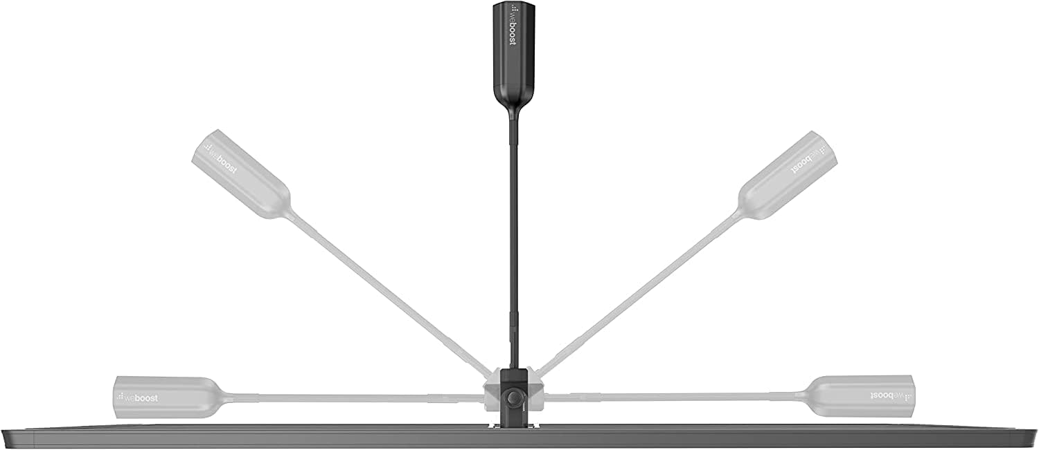 weBoost Overland Mount and Hardware for Drive Reach Overland, OTR, and RV Outside Antennas | Folds Down for Storage | T-Slot, Pole, and Fixed Mounting Options | Made in the USA | Model 901168