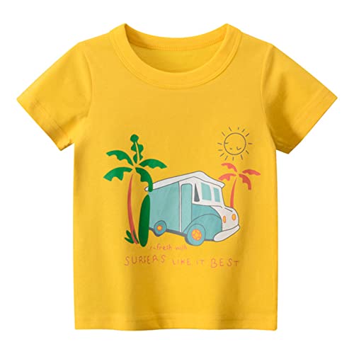 Boys Short Sleeve Tshirts Casual Cotton Crewneck Shirts Graphic Active Tee Shirts for Toddler Kids Boys4