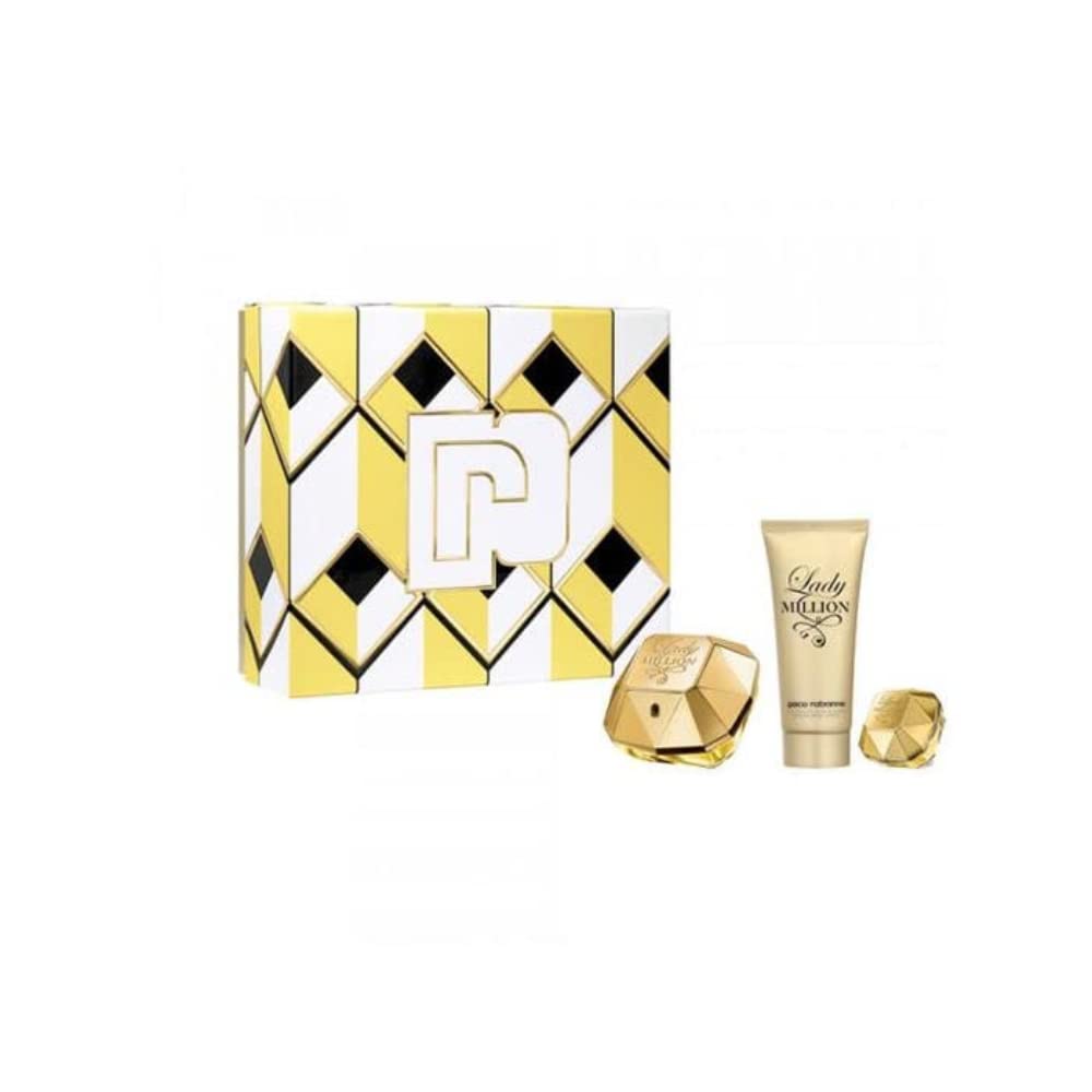 Paco Lady Million Set Edp Spray 80ml Body Lotion 100ml