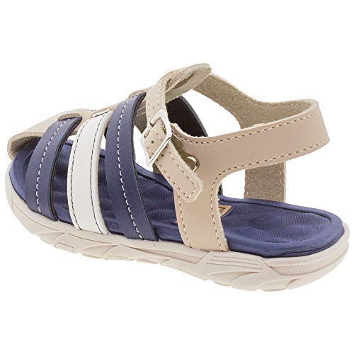SANDALIA MOLEKINHO 2135121-MOL BEGE/MARINHO 24 BEGE