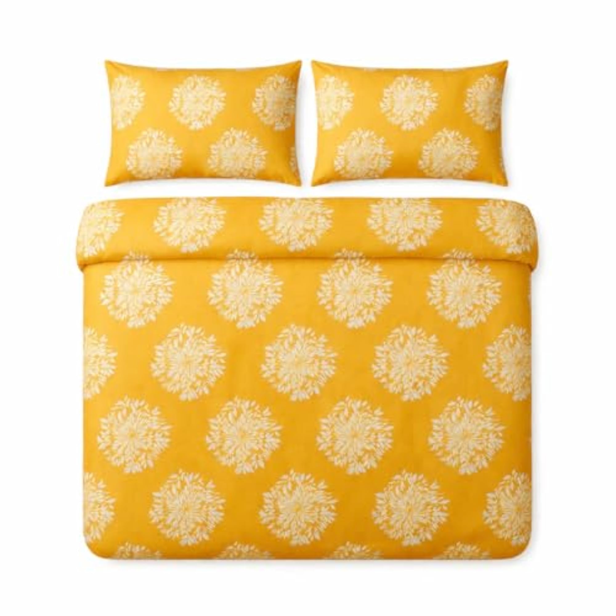Lavender Paisley Jaal Double Bedsheet Set with 2 Pillow Covers