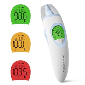 3-in-1 Baby Thermometer for Ear, Forehead & Touchless, HSA FSA Eligible Items, Digital Thermometer for Infants, Kids & Adults, 30 Memories, 1s Result and Fever Alarm
