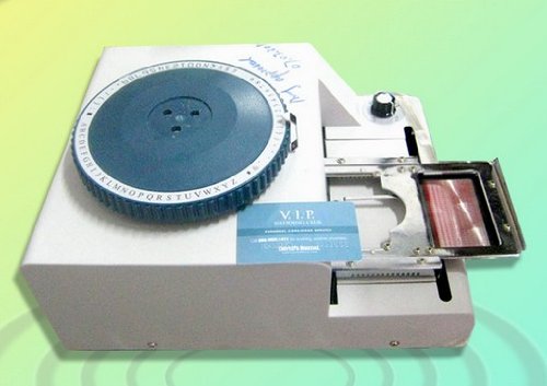 Gowe manual PVC embossing machine