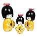 Giapponese Kimono Doll Kokeshi Bambola: Floreale Kimono Figurine in Legno Kokeshi Giocattolo in Legno Asiatico Geisha da Collezione Figurine Statua Home Decor Ristorante