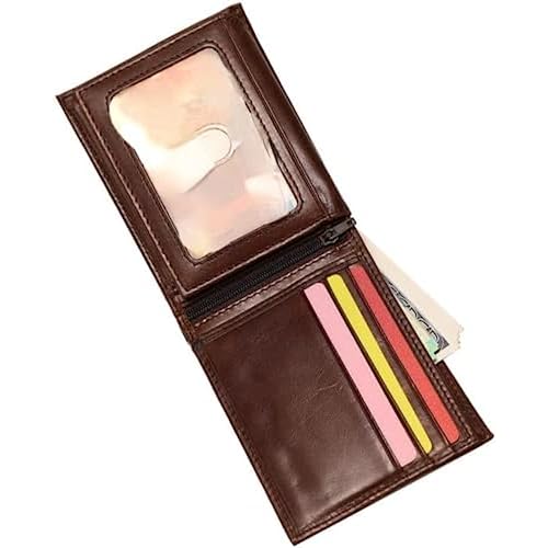 VAZZIC Men's Top Grain Leather Wallet Gives him a men's ultra-thin wallet with a wallet4