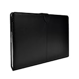 TopCase Leather Skin Case Cover with TopCase Mouse Pad for Apple 13-Inch/13.3-Inch Macbook Pro - Black