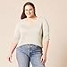 Amazon Essentials Women's Regular-Fit Lightweight Long-Sleeve V-Neck Sweater (Available in Plus Size), Pale Peach, Large