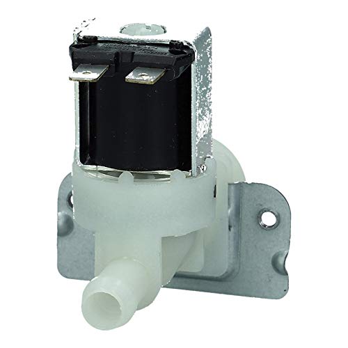 LUTH Premium Profi Parts - Magnetventil 1-fach 180° 14,0mm Ø 220/240V 50/60Hz Max. Temperatur 90° mit 3/4 Eingang für Waschmaschine