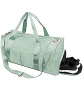 TINNIVI Sports Gym Bag Travel Duffel Bag Waterproof Weekender Overnight Tote Carry On Bag with We...