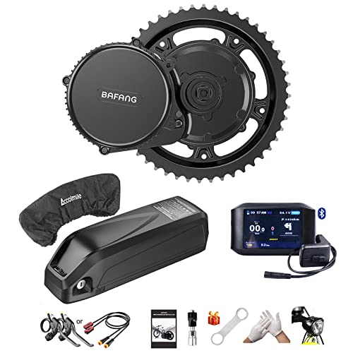 BAFANG eBike Conversion Kit Mid Drive Motor 48V 750W with Rechargeable Battery 13Ah for Mountain Bike, Road bike, Waterproof Mid Motor BBS02 Pedelec DIY Electric Bike Converter for Adults, BB68mm