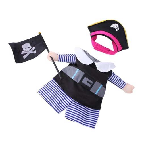 Disfraz Pirata para Perros y Gatos Talla S Beaupretty