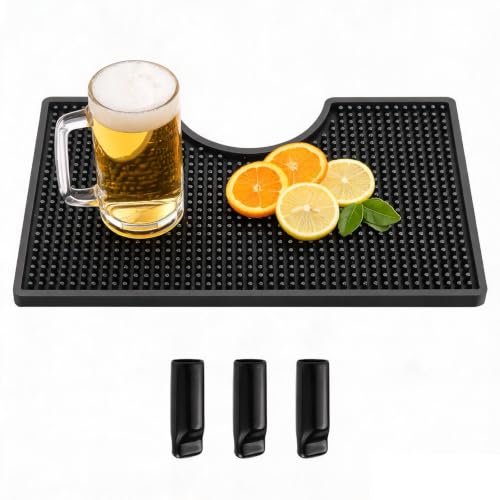 Hgkeke 12&rsquo;&rsquo; Kegerator Drip Tray-PVC Bar Drip Mat for Beer Tower&Counter Top