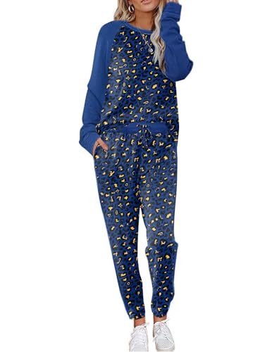 Women's Pajama Set Long Sleeve PJs Cozy Sweatshirt and Long Pants - image 1