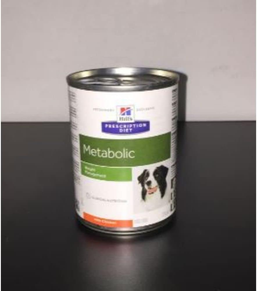 Hill's Prescription Diet Canine Metabolic Weight Management Chicken 12 x 370g Tasty Balance Wet Food for Obese Dogs to Lose & Maintain Healthy Weight