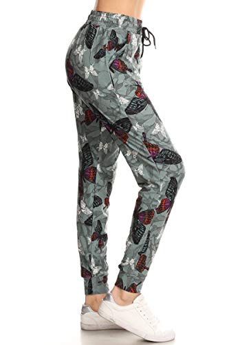 Image of Leggings Depot Premium Jogger Women's Popular Print High Waist Track Pants(S-XL)