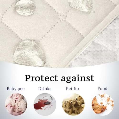 Funda elástica para sillón orejero impermeable y lavable de Hintyne 8