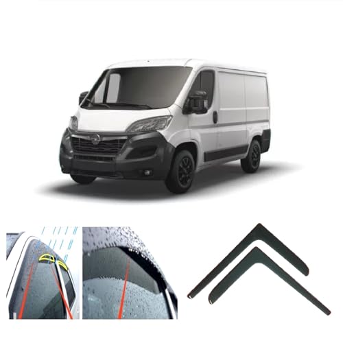 2X deflectores de Viento para Fiat Ducato Peugeot Boxer Citroen Relay Jumper 2006 en adelante Deflectores de Viento