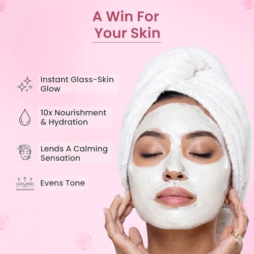Image of Korean Glow Facial Kit | 6-Steps For Glass-Skin | Adds Instant Radiance | Fades Dark Spots | Clarifies & Nourishes | With Kakadu Plum & Rice | 49g