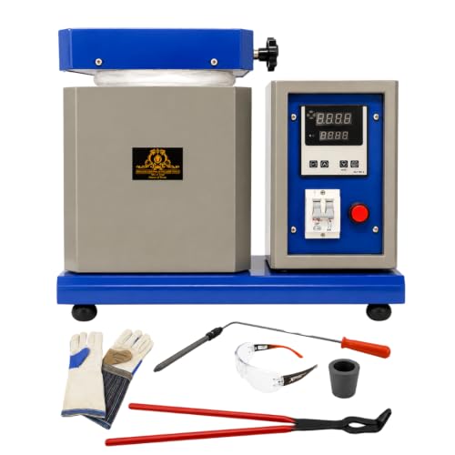 Image of Johnson Tools Electric Melting Furnace 2 Kg Capacity (220V) with MCB - Gold Silver Copper and other metal Jewellery Melting Furnace Machine for Goldsmith and Silversmith