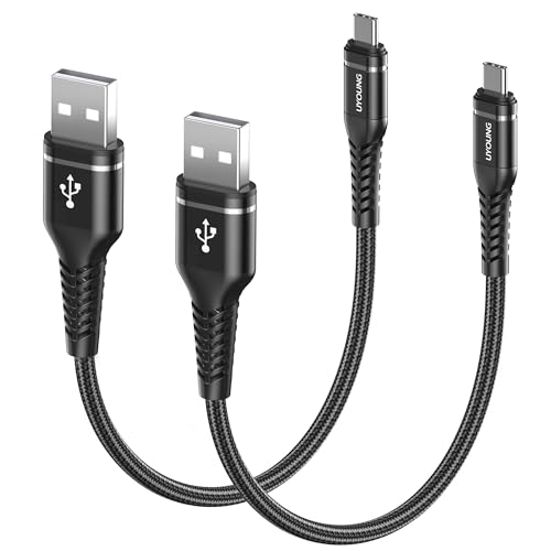 Image of USB to USB C Cable Fast Charging 1FT, 2Pack USBA to USBC Cable for CarPlay