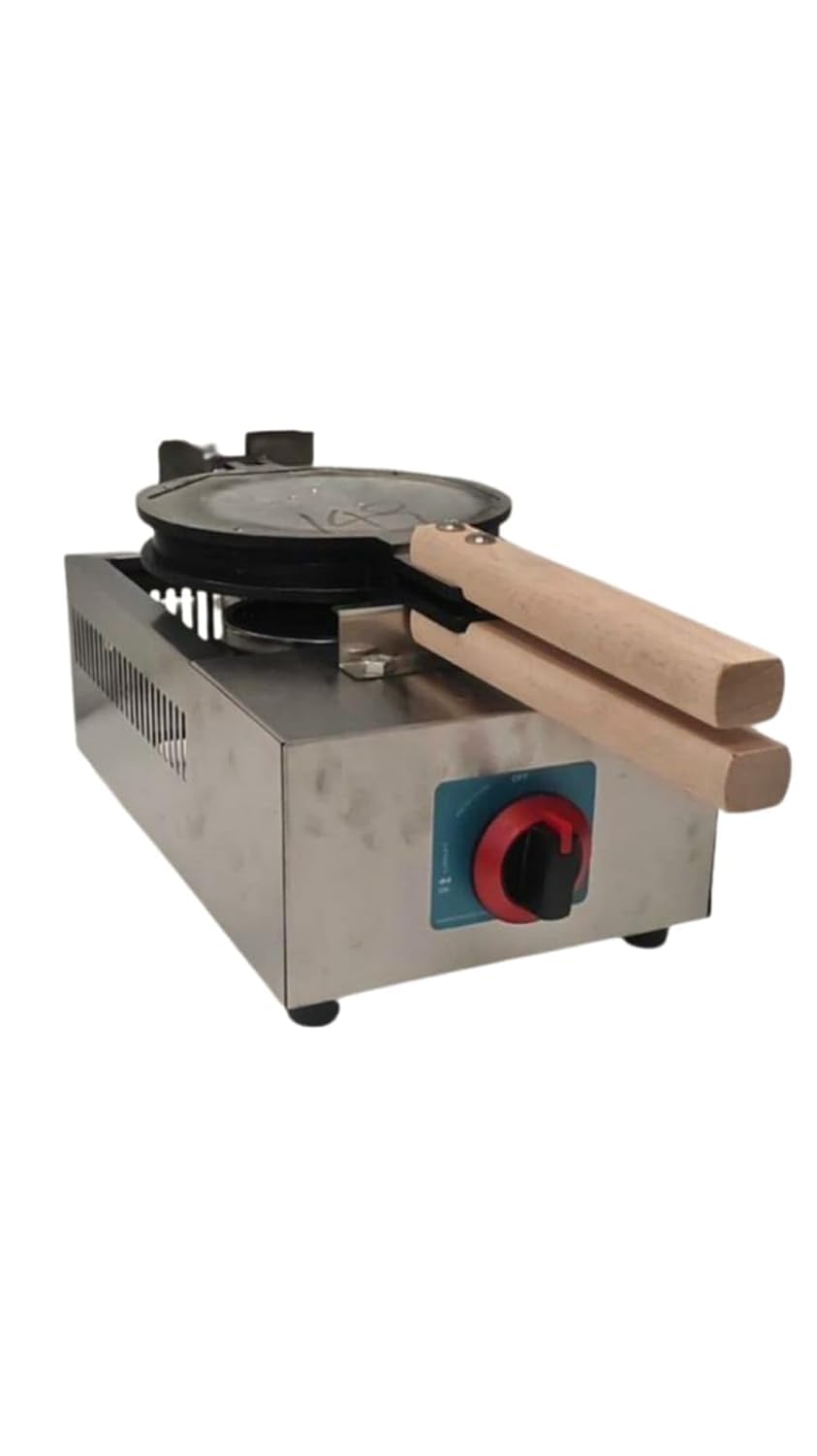 Waffle Maker Round Shaped 4 Slot with Wooden Handle for Perfect Fluffy Belgian Waffle Making for Heavy Duty Use In Waffle Outlets, Cafes, Hotels, Restaurants, Bakeries.-image-43