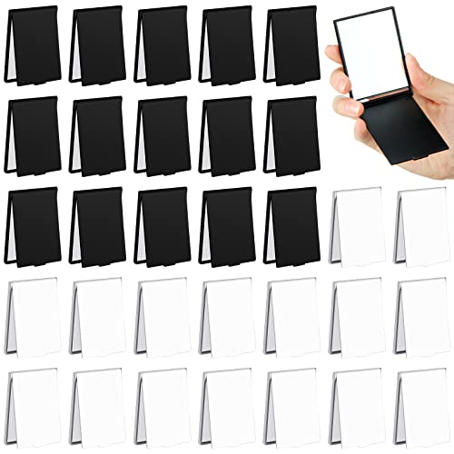 Miroir de maquillage pliable anti rayures lot de 32 mini miroirs de poche solides