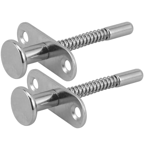 Beaupretty 2個 ベビーベッド用耐久鉄製スプリングラッチピン 交換部品 簡単取付け 固定機能付き