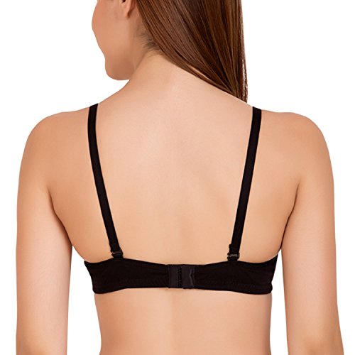 Image of Tweens - Medium Padded Cotton Rich Bra - Full Coverage, Seamless, Multiway Straps, Wirefree Everyday T-Shirt Bra (Pack of 2)