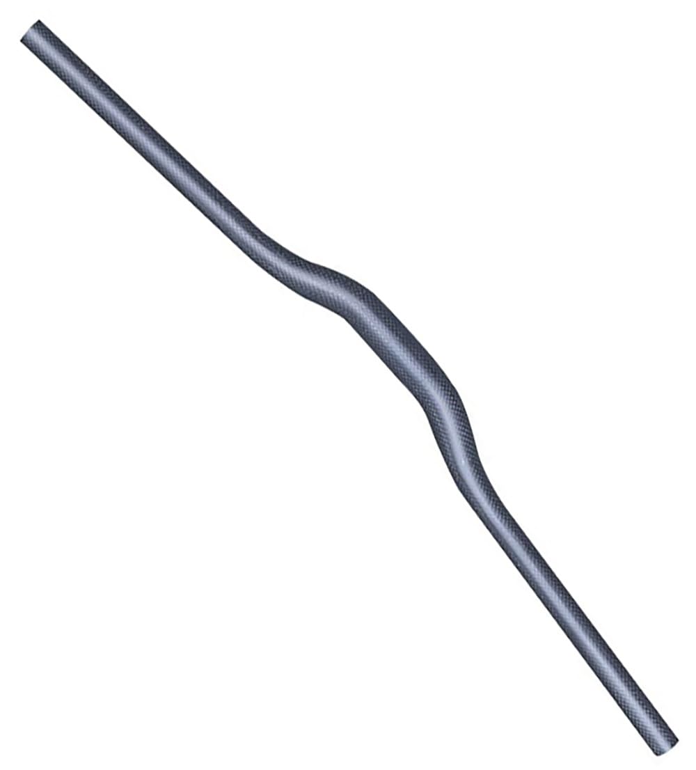 Guidon VTT Carbone 31,8 Mm – 580 à 760 Mm, 138 G, Avec Repères De Centrage, Pour DH/XC/AM/FR, Gris