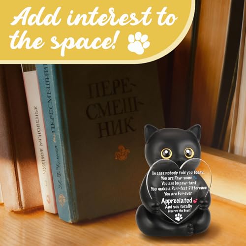 Figura decorativa de gato negro FOUGSTA XXS22 miniatura 5