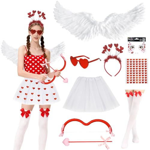 Ailes d'ange et jupe en tulle pour réussir votre déguisement de Cupidon