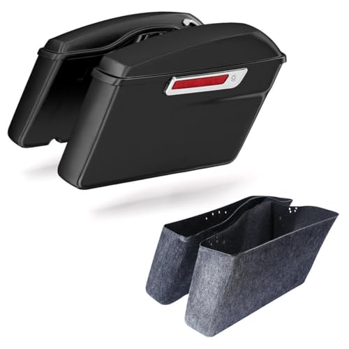 Alforjas Matte Black con ajuste para Harley Bones Lo miniatura 1