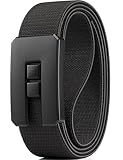 GEIT Stretch Nylon Belts for Men, 1.5' Casual Work Golf Invisible Elastic Web Belt with Adjustable Quick Release Buckle