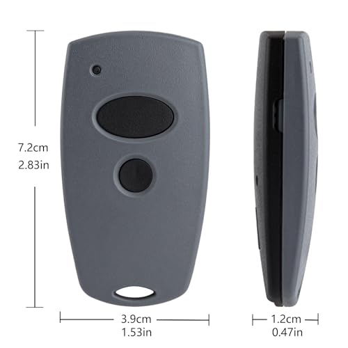 2 Stück Garagentor Fernbedienung Handsender Ersatz für 868,3MHz Marantec Digital 302 392 382 304384 313 321 323 131