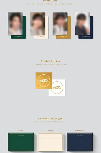 Miniatura 6 de Set BTS JUNGKOOK GOLDEN 1er álbum en solitario 3 Ver Set + Weverse Album Ver