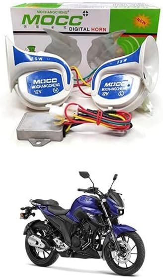 Waterproof Customized 12V/24V Magic 18 Sound Motorcycle/Car Powerful Mocc Horn for Yamaha-Fz25