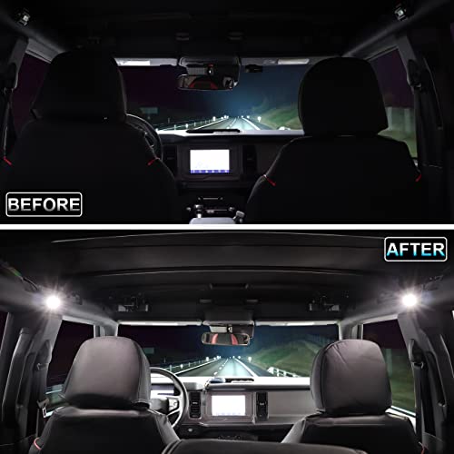Luces LED de techo interior trasero para Ford Bronco 2 puertas y 4 puertas miniatura 6