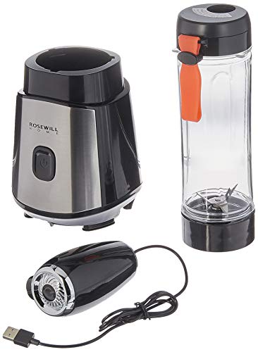 Rosewill Single Server Blender With Vacuum Bottle, Portable Personal Size Juicer Smoothie Blender, 300 Watt Motor, 20 Oz Bpa-Free Dishwasher Safe Tritan, Stainless Steel Blades - Rhbl-18001 #TOP1
