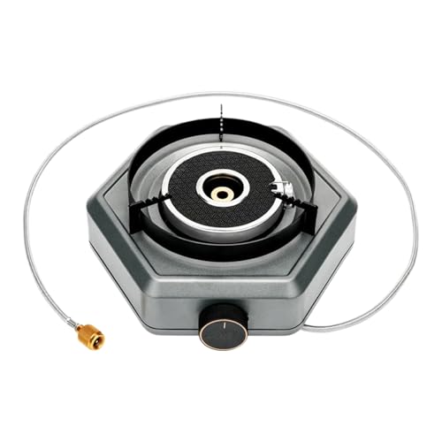 Fornello Portatile | Fornello da Campeggio Antivento | 7800w A Propano Per Campeggio Trekking Cucina All Aperto Picnic Barbecue