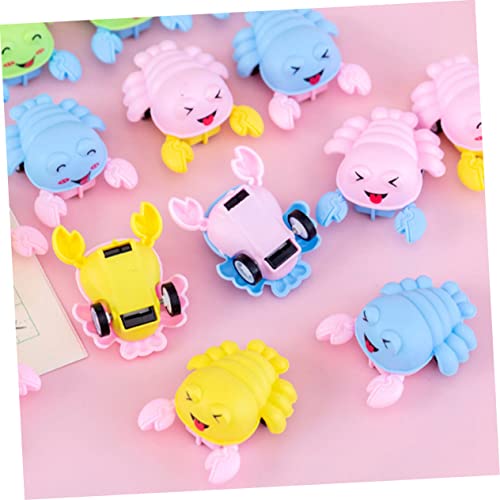 Toyvian 18 Pçs Lagosta Puxar Para Trás Carro Banho De Bebê Brinquedo Educacional Precoce Veículos Ca
